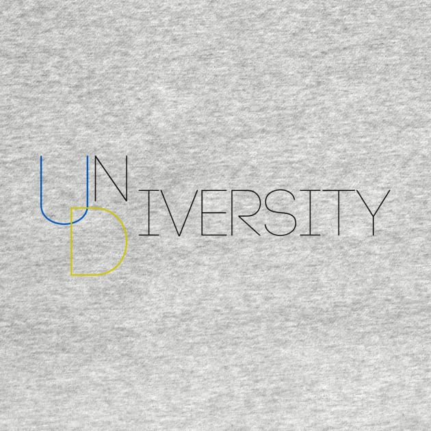 University, Diversity, UD (Black) by JeremyBux